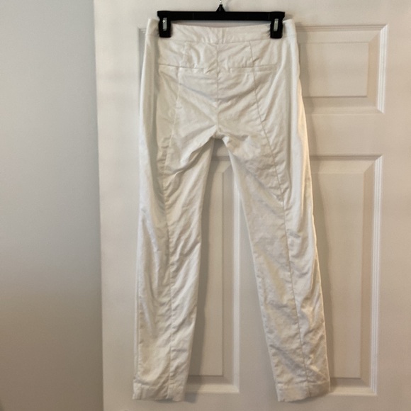 Lilly Pulitzer Women’s Pants size 0 excellent condition color white inseam 28” - Picture 5 of 12